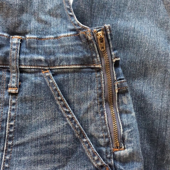 Madewell Kemp Mid Wash Skinny Overall Jeans - Picture 5 of 9